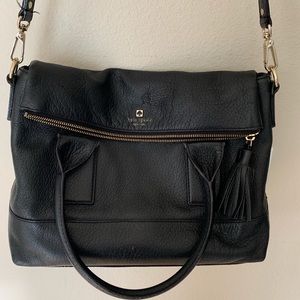 Kate Spade Large Black Crossbody Purse